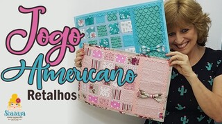 Jogo Americano feito com retalhos