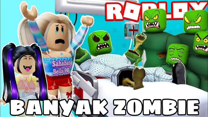 BELLS & CIA MASUK RUMAH SAKIT PENUH ZOMBIE - ROBLOX ESCAPE THE ZOMBIE HOSPITAL