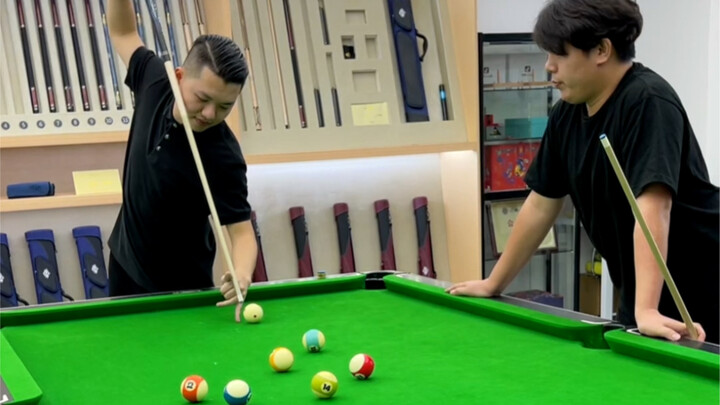 تعليم البلياردو مع زانغ جينهوي [أساليب الضربة]