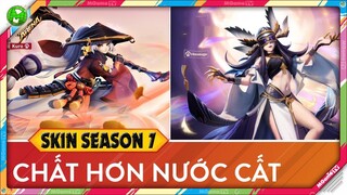 Onmyoji Arena | Ngoại hình và hiệu ứng kĩ năng siêu chất 2 bộ skin mùa season 7 của Kuro và Hououga