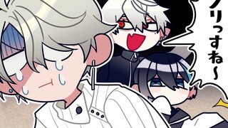 【漫画】别这样了！被当作雏坛芸人的语调蹂躏的可怜后辈【葛叶/黛灰/甲斐田晴】