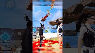Ngajakin yanti main map parkour sulit ehh malah jatuh sendiri #freefire #viral