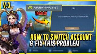 HOW TO SWITCH GOOGLE PLAY GAMES in MOBILE LEGENDS TUTORIAL 2022