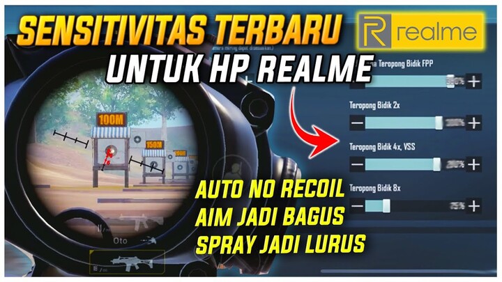 SENSITIVITAS PUBG MOBILE TERBAIK ANDROID | SENSITIVITAS PUBG HP REALME | NEW UPDATE PUBG MOBILE 1.9
