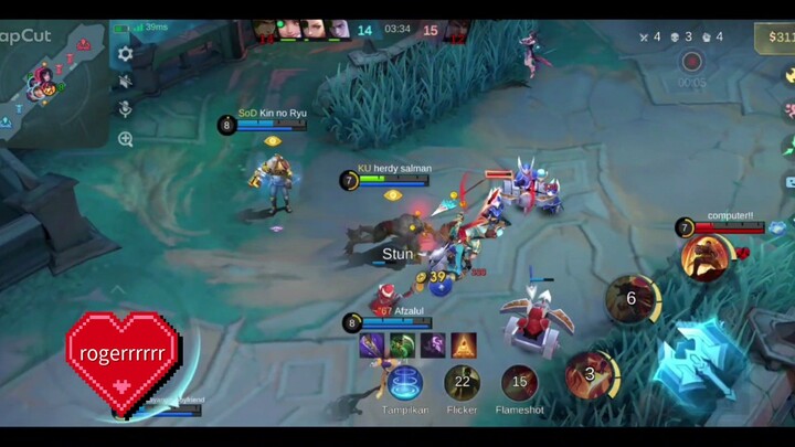 keganasan Roger‼️‼️‼️
