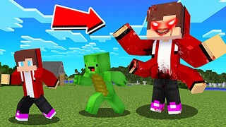 JJ and Mikey vs Maizen.EXE in Minecraft - Maizen Nico Cash Smirky Cloudy