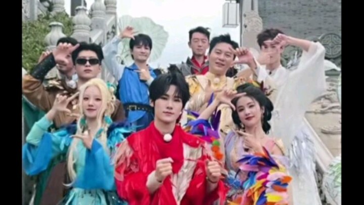 【白鹿】跑男团全世界我最美手势舞~下期跑男就有鹿鹿啦！