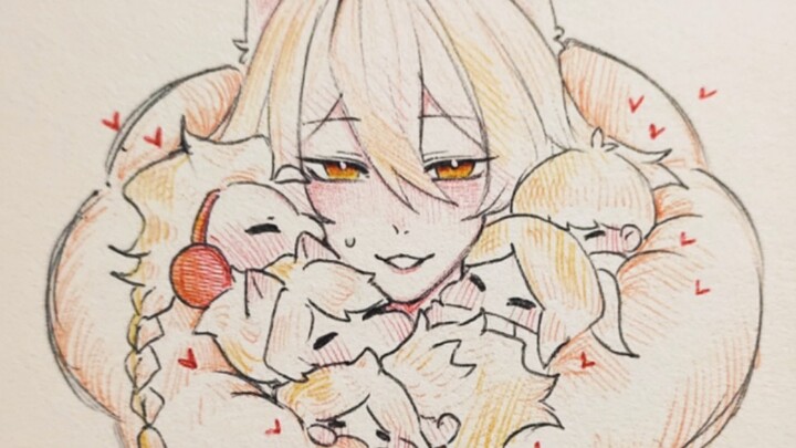 [Sky: Children of the Light] Today's Cat Mushroom is a male mother (?)