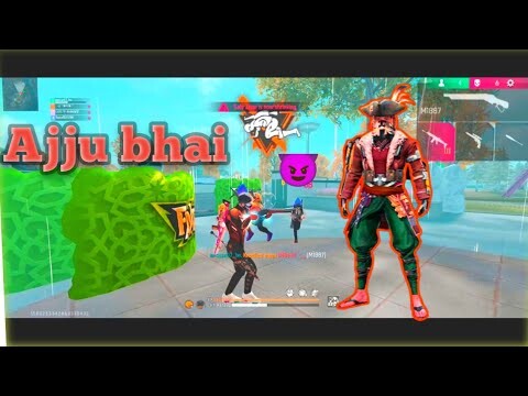 Ajju bhai style 🔥 rank match garena free fire op funny moments #totalgaming