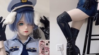 【kigurumi】Rem bertelinga Inu! Polisi wanita sepatu bot akan membawa kalian semua pergi.