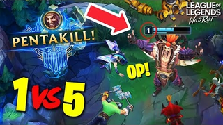 Penta Kill Yang Sangat Mudah | League Of Legends : Wild Rift Indonesia