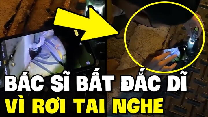 Đánh rơi tai nghe chàng trai hoá bác sĩ  NỘI SOI cả ống cống  | TIN GIẢI TRÍ