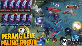 SELENA VS SELENA MIRROR MODE - PERANG LEMPAR LELE PALING RUSUH! MOBILE LEGENDS