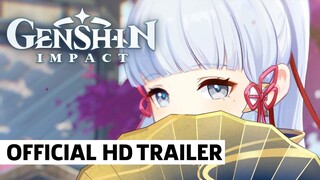 Genshin Impact Kamisato Ayaka Character Teaser Trailer