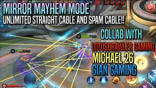 Fanny in MIRROR MAYHEM! SUPER AGGRESSIVE CABLES!! | Mobile Legends Bang Bang