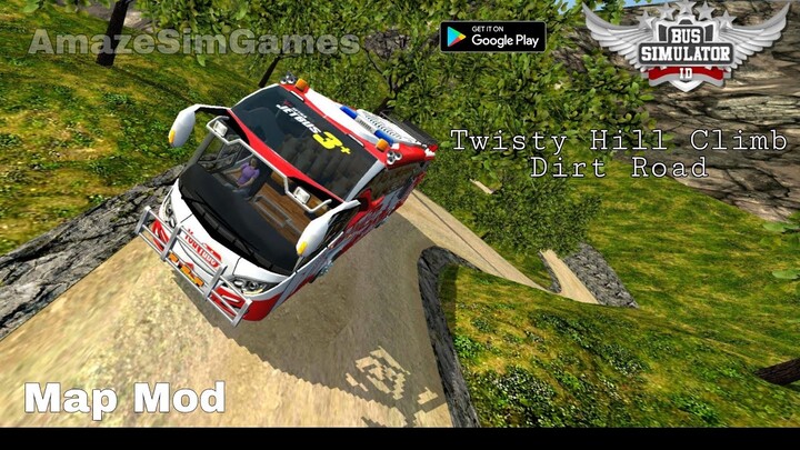 Bus Simulator Indonesia Gameplay. Bukkittingi To Padang Dirt Road Mod