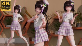 【泠鸢MMD/布料】鸟也来跳个鹿鸣的舞，这次是真的白丝——君の彼女（你的女友）