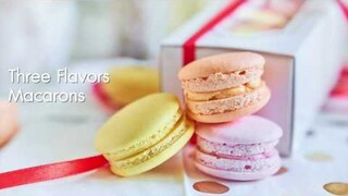 Three Flavors Macarons