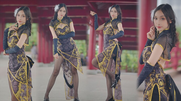 ❀~Jatuh cinta padaku~❀Cheongsam Bunga Persik