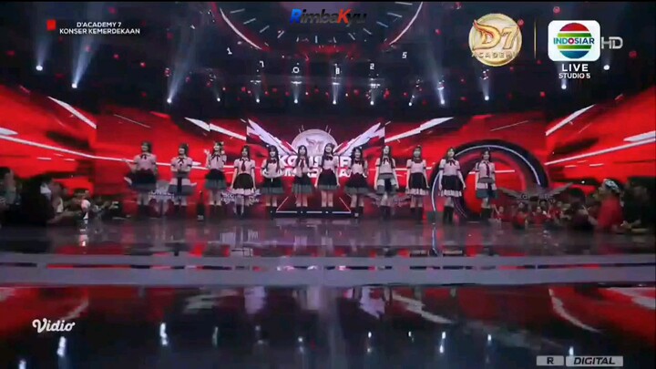 JKT48 Perfomance 2 @ D'Academy 7 Konser Kemerdekaan Indosiar HD - 17 Agustus 2025