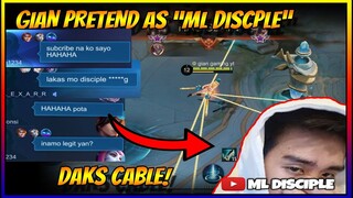 NAPA SUBSCRIBE SILA KAY ML DISCIPLE GAMING PINAKITAAN KO NG DAKS CABLES | MLBB