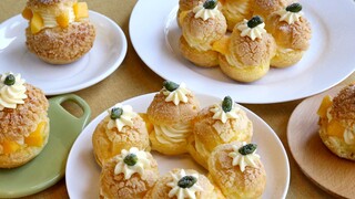 Amazing crispy puff with cold creams