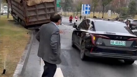 Chengdu Huawei AITO M7 Car Crash Scene