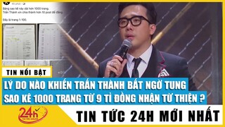 Vietcombank chính thức lên tiếng sau khi Fanpage bị tấn công: Trấn Thành sao kê 1000 trang từ thiện