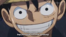 Luffy"Laut itu adalah tempat bagi para bajak laut untuk bertarung", keren parah Luffy😆🤩