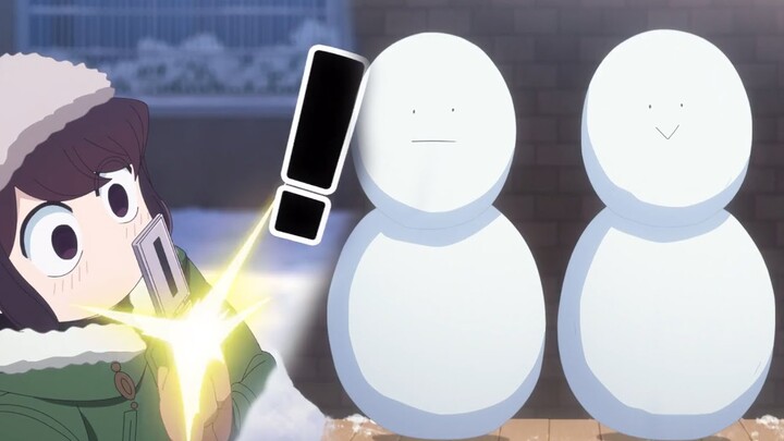 komi san and tadano build snowman | komi cant communicate season 2