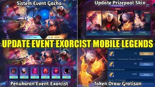 UPDATE EVENT EXORCIST PART 2 MOBILE LEGENDS! PERATURAN DRAW, PRIZEPOOL, DAN TOKEN DRAW GRATIS