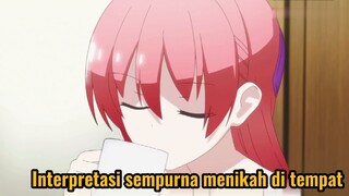 Interpretasi sempurna menikah di tempat