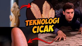 Tidak Ada Teknologi Sehebat Kaki Cicak. SpiderMan Pun Kalah Nanoteknologi Di Kaki Cicak