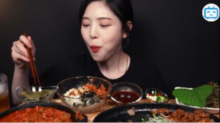 bulgogi with kimchi-jjigae mukbang #amthuc