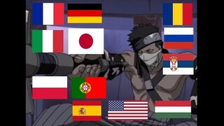 IAM ZABUZA MOMOCHI IN 12 LANGUAGES - NARUTO