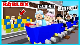 Aku Dan Adiku Bekerja Menjadi Ojek Noob Demi Gaji 10 Juta Di Roblox Brookhaven ft @Shasyaalala