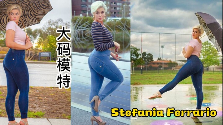 Model ukuran besar Australia, Stefania Ferrario