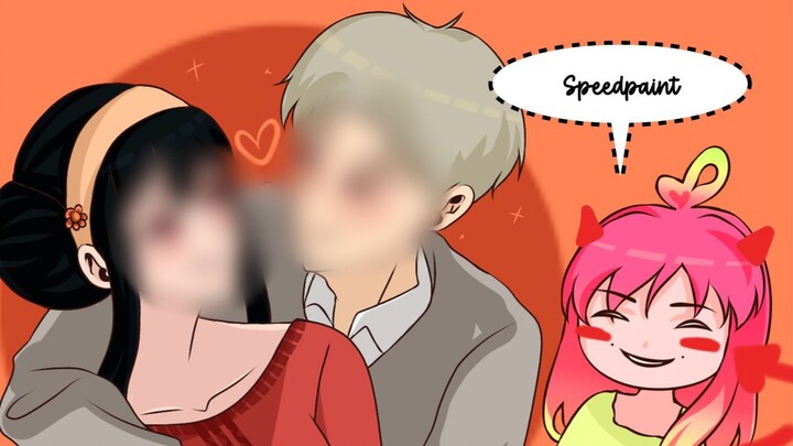 Yor dan Loid Pelukan 😳😳 Spy x Family [speedpaint]