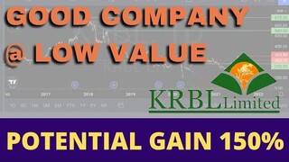 Potential gain 150% | KRBL Company analysis