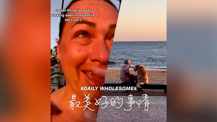 The most beautiful thing is watching the sunset with Bao.