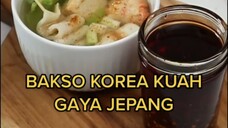 bakso Korea kuah gaya Jepang