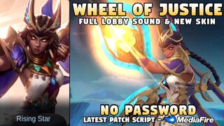 New Karrie Elite Skin Script No Password | Karrie Wheel Of Justice Skin Script | Mobile Legends