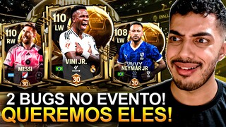 2 BUGS NO EVENTO! 😱 NEYMAR & MESSI NO PACK OPEN + GANHEI O BRASILEIRO 🤯🔥 - FC MOBILE 2025