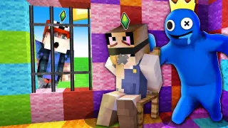 BLUE Z RAINBOW FRIENDS PORWAŁ BELLĘ (Minecraft Roleplay) | Vito i Bella