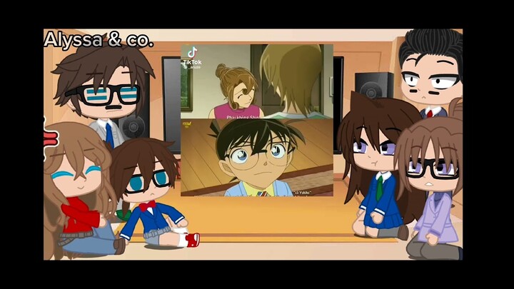 Kudo and Mouri family reacts to Conan/Shinichi [1/2] ||Detective Conan||
