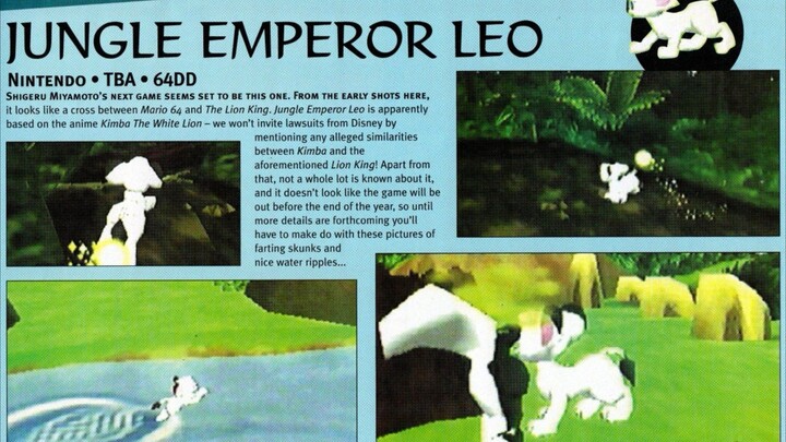 Jungle Emperor Leo N64 Trailer (Canceled)