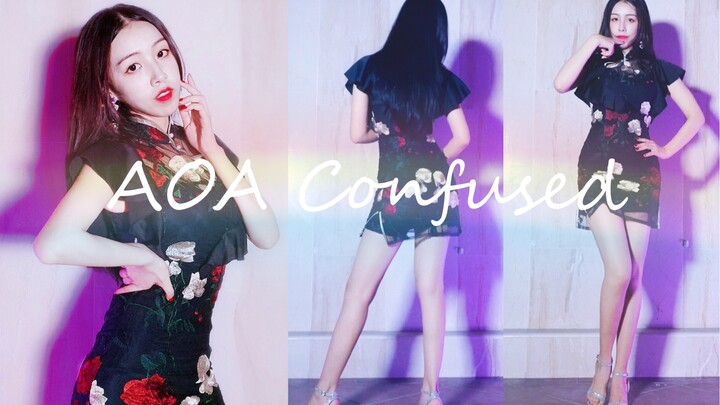 เต้นชุดกี่เพ้าสุดเย้ายวนของ AOA ~ เขย่าหัวใจคุณ [รีเบคก้า]