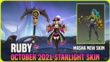 Ruby "Pirate Parrot" October 2021 Starlight Skin | Brody Cancelled Starlight | Masha New Skin | MLBB