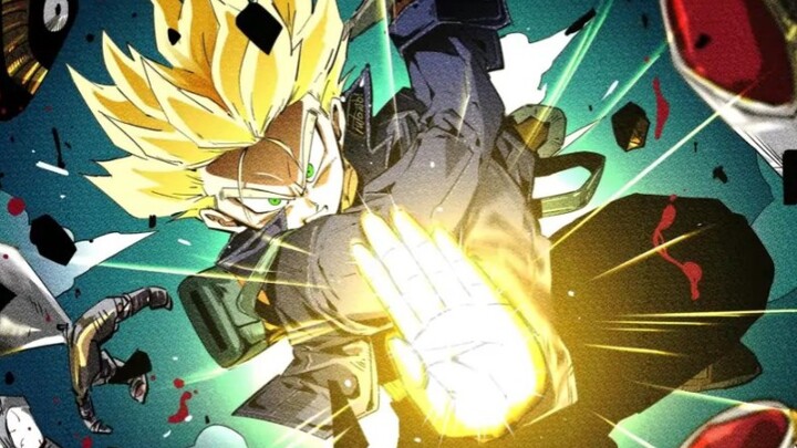 Dari masa depan, Trunks memulai debutnya