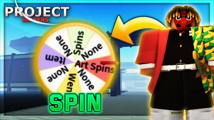 NEW Spin The Wheel in Project Slayers (Update + Codes)